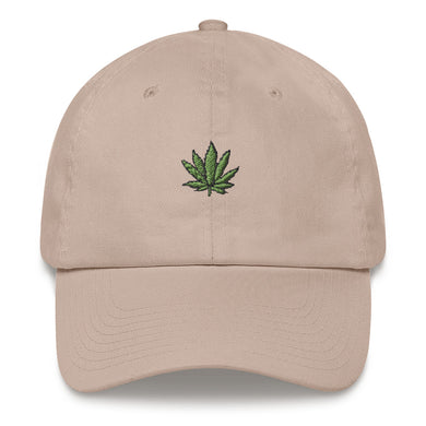 Glazed Dad Hat - Cannabis Plant
