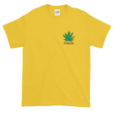 Men's - Glazed T-Shirt - Cannabis Plant